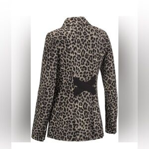 CABI Animal Print Blazer Size 6